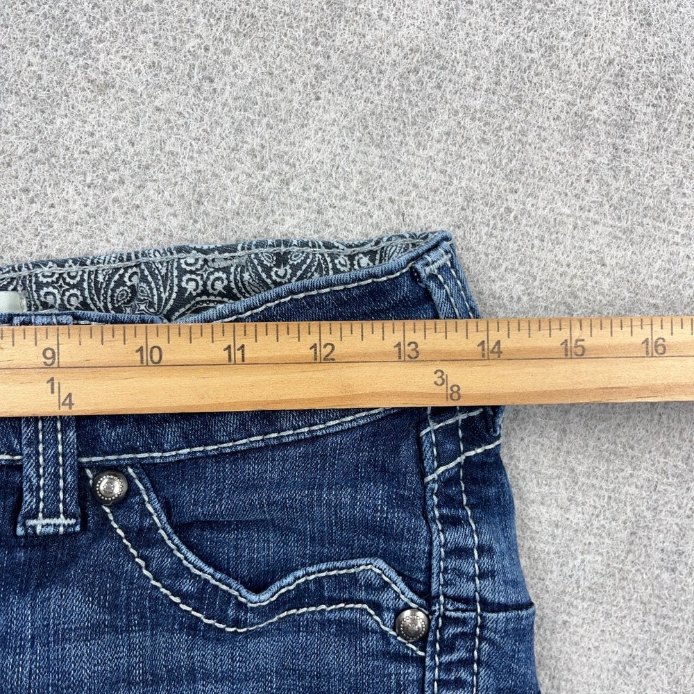 Ariat Jeans Women 28 Low Rise Straight Leg Mid Rise Blue Denim Western - Picture 10 of 13